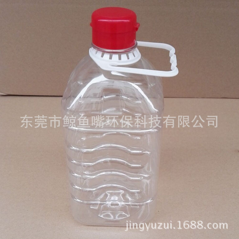 加厚2.5L方形食品級PET透明油瓶|塑料瓶|白酒瓶|花生油瓶