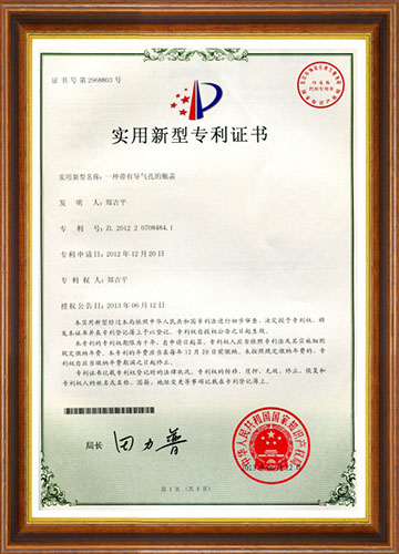 實(shí)用新型專利證書